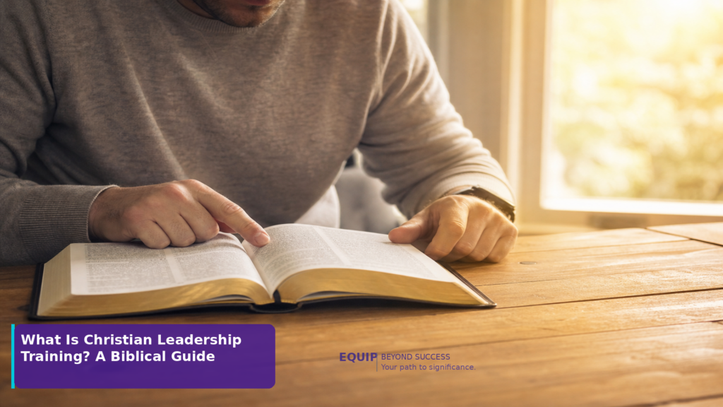 What Is Christian Leadership Training — EQUIP Christian Leadership